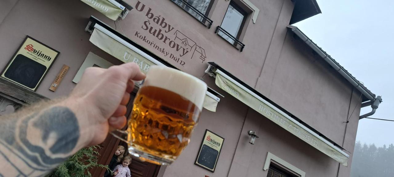 Penzion A Restaurace U Baby Subrovy Otel Kokorin Dış mekan fotoğraf
